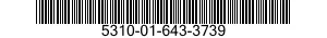 5310-01-643-3739 NUT ASSEMBLY,SELF-LOCKING,GANG CHANNEL 5310016433739 016433739