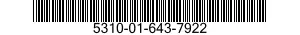 5310-01-643-7922 NUT ASSEMBLY,SELF-LOCKING,GANG CHANNEL 5310016437922 016437922