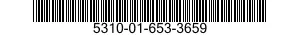5310-01-653-3659 RETAINER STRIP SET,SELF-LOCKING ASSEMBLED NUT 5310016533659 016533659