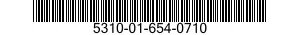 5310-01-654-0710 NUT,SELF-LOCKING,CASTELLATED,HEXAGON 5310016540710 016540710