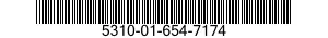 5310-01-654-7174 NUT,SELF-LOCKING,CASTELLATED,HEXAGON 5310016547174 016547174