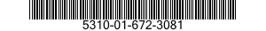 5310-01-672-3081 NUT,PLAIN,EXTENDED WASHER,ROUND 5310016723081 016723081