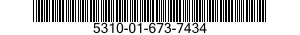 5310-01-673-7434 NUT,PLAIN,EXTENDED WASHER,HEXAGON 5310016737434 016737434