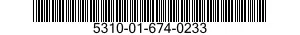 5310-01-674-0233 NUT,PLAIN,SQUARE 5310016740233 016740233