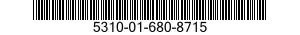 5310-01-680-8715 NUT,SELF-LOCKING,EXTENDED WASHER,HEXAGON 5310016808715 016808715