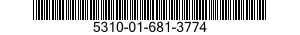 5310-01-681-3774 NUT,PLAIN,EXTENDED WASHER,ROUND 5310016813774 016813774