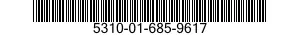5310-01-685-9617 NUT,PLAIN,EXTENDED WASHER,ROUND 5310016859617 016859617