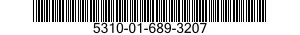 5310-01-689-3207 NUT,PLAIN,ROUND 5310016893207 016893207