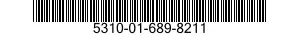 5310-01-689-8211 NUT,SELF-LOCKING,EXTENDED WASHER,DOUBLE HEXAGON 5310016898211 016898211