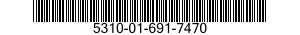 5310-01-691-7470 NUT,CLIP-ON 5310016917470 016917470