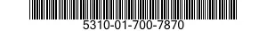 5310-01-700-7870 NUT ASSEMBLY,SELF-LOCKING,GANG CHANNEL 5310017007870 017007870