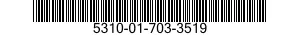 5310-01-703-3519 NUT,SELF-LOCKING,ROUND 5310017033519 017033519