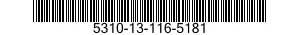 5310-13-116-5181 NUT,CONCAVE,HEXAGON 5310131165181 131165181