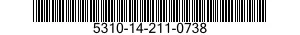 5310-14-211-0738 NUT,PLAIN,BARREL 5310142110738 142110738