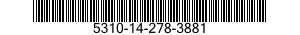 5310-14-278-3881 NUT,SELF-LOCKING,EXTENDED WASHER,HEXAGON 5310142783881 142783881