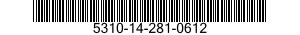 5310-14-281-0612 NUT,PLAIN,EXTENDED WASHER,HEXAGON 5310142810612 142810612