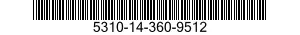 5310-14-360-9512 WASHER,SHOULDERED 5310143609512 143609512