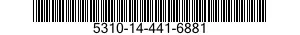 5310-14-441-6881 NUT,CONCAVE,SQUARE 5310144416881 144416881