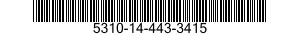 5310-14-443-3415 NUT,PLAIN,RECTANGULAR 5310144433415 144433415