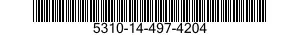 5310-14-497-4204 NUT,PLAIN,SINGLE BALL SEAT,HEXAGON 5310144974204 144974204