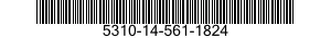 5310-14-561-1824 NUT,SELF-LOCKING,EXTENDED WASHER,HEXAGON 5310145611824 145611824