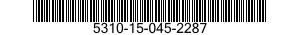 5310-15-045-2287 NUT,PLAIN,CASTELLATED,HEXAGON 5310150452287 150452287