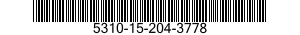 5310-15-204-3778 NUT,SELF-LOCKING,CONE SEAT,HEXAGON 5310152043778 152043778