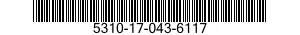 5310-17-043-6117 WASHER,FLAT 5310170436117 170436117