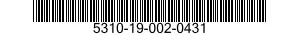 5310-19-002-0431 NUT,PLAIN,CASTELLATED,HEXAGON 5310190020431 190020431