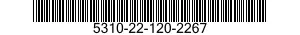 5310-22-120-2267 NUT,PLAIN,CASTELLATED,HEXAGON 5310221202267 221202267