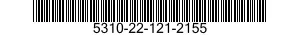 5310-22-121-2155 NUT,SELF-LOCKING,EXTENDED WASHER,HEXAGON 5310221212155 221212155