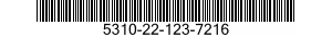 5310-22-123-7216 NUT,SELF-LOCKING,EXTENDED WASHER,HEXAGON 5310221237216 221237216