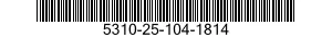 5310-25-104-1814 LOCKING PLATE,NUT AND BOLT 5310251041814 251041814