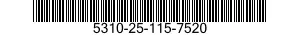 5310-25-115-7520 NUT,PLAIN,HEXAGON 5310251157520 251157520