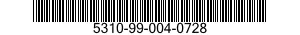 5310-99-004-0728 NUT,PLAIN,WING 5310990040728 990040728