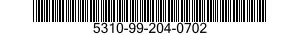 5310-99-204-0702 NUT,PLAIN,KNURLED 5310992040702 992040702