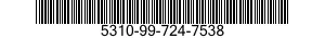 5310-99-724-7538 NUT ASSEMBLY,SELF-LOCKING,GANG CHANNEL 5310997247538 997247538