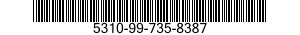 5310-99-735-8387 NUT,SELF-LOCKING,EXTENDED WASHER,HEXAGON 5310997358387 997358387