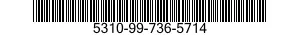 5310-99-736-5714 NUT,SELF-LOCKING,EXTENDED WASHER,HEXAGON 5310997365714 997365714