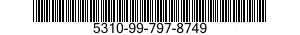 5310-99-797-8749 NUT,SELF-LOCKING,EXTENDED WASHER,HEXAGON 5310997978749 997978749