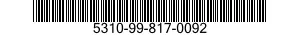 5310-99-817-0092 WASHER,SHOULDERED AND RECESSED 5310998170092 998170092