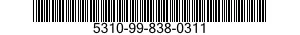 5310-99-838-0311 NUT,PLAIN,EXTENDED WASHER,HEXAGON 5310998380311 998380311