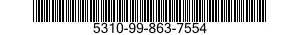 5310-99-863-7554 NUT,PLAIN,ASSEMBLED WASHER 5310998637554 998637554