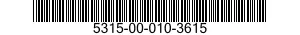 5315-00-010-3615 PIN,TAPERED,PLAIN 5315000103615 000103615