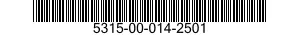 5315-00-014-2501 PIN,GROOVED,HEADLESS 5315000142501 000142501
