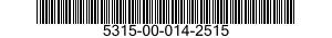5315-00-014-2515 PIN,GROOVED,HEADLESS 5315000142515 000142515