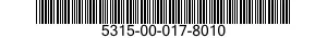 5315-00-017-8010 PIN,STRAIGHT,HEADLESS 5315000178010 000178010