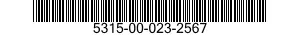 5315-00-023-2567 PIN,SHOULDER,HEADLESS 5315000232567 000232567