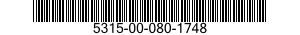 5315-00-080-1748 PIN,STRAIGHT,THREADED 5315000801748 000801748