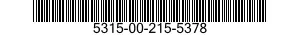 5315-00-215-5378 PIN 5315002155378 002155378